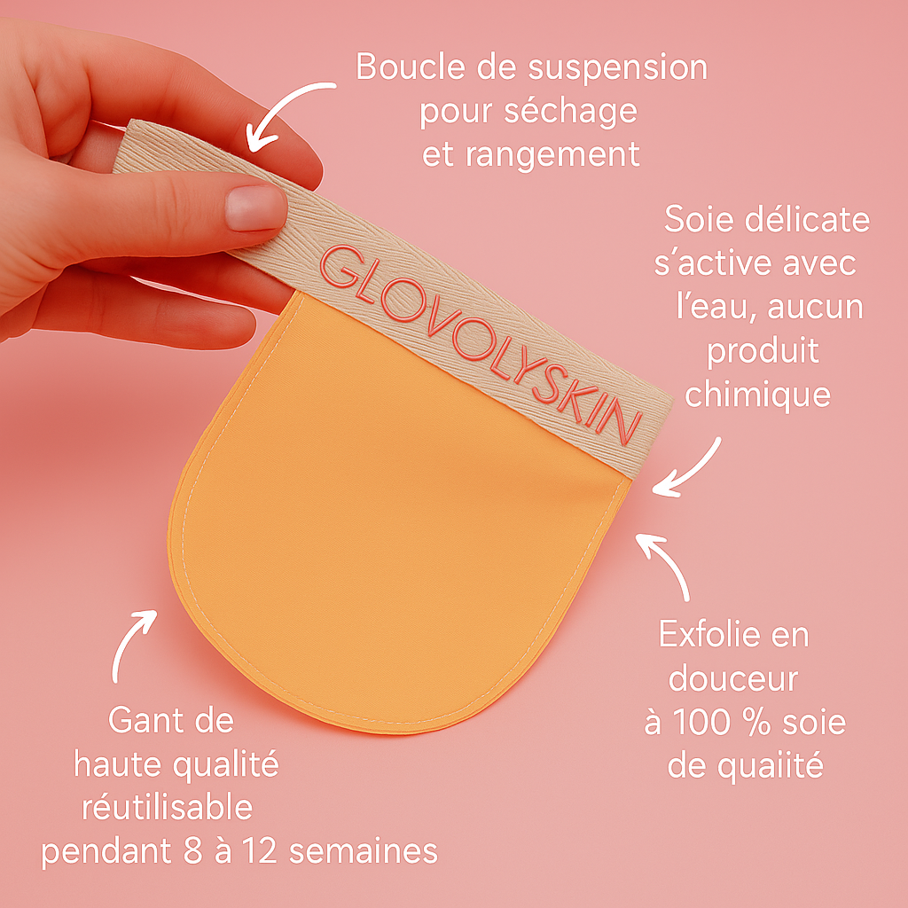 Glovolyskin® - Gant exfoliant visage