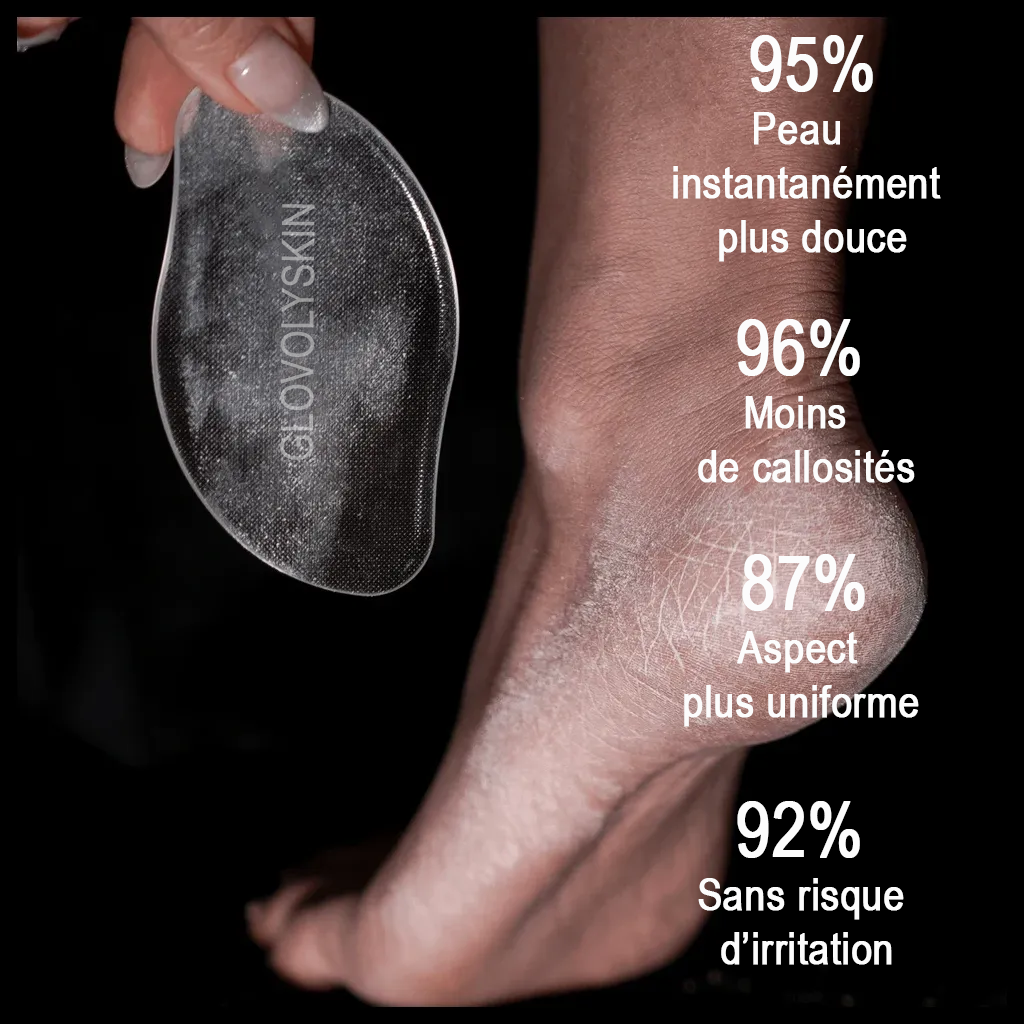 Glovolyskin® - Râpe à pied en Nano Verre (Douce/Abrasive)
